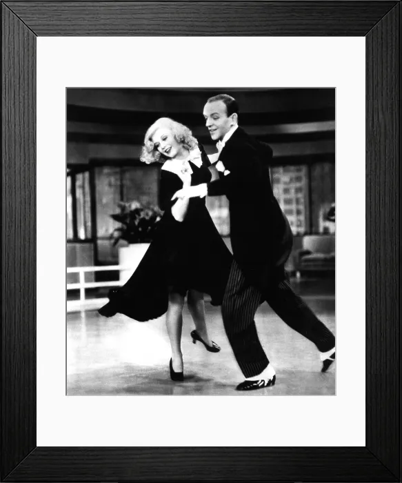 Framed Print : SWING TIME, Ginger Rogers, Fred Astaire, 1936