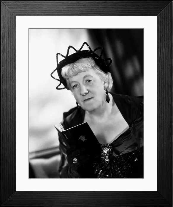 Framed Print : CURTAIN UP, Margaret Rutherford, 1952