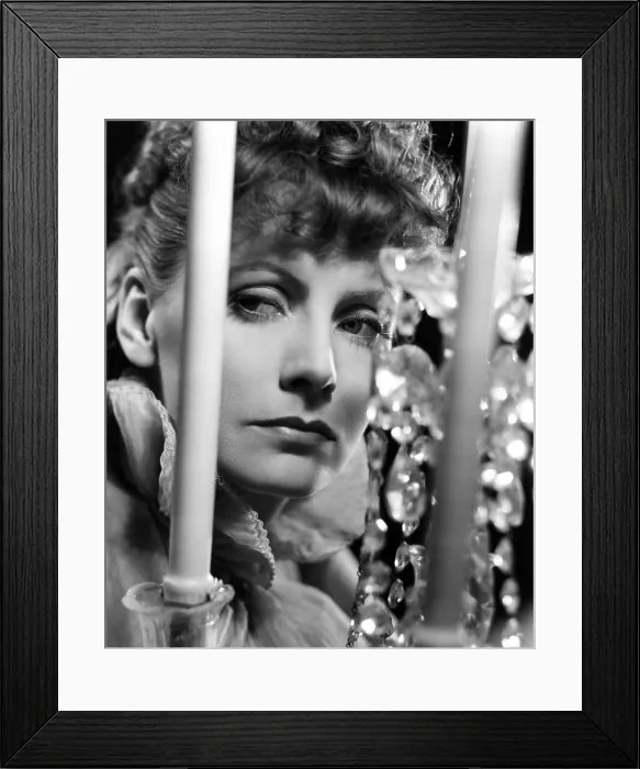 Framed Print : ANNA KARENINA, Greta Garbo, portrait by Clarence Sinclair Bull, 1935