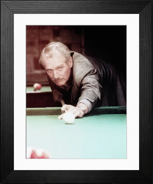 Framed Print : THE COLOR OF MONEY, Paul Newman, 1986, Touchstone Pictures / Courtesy Everett Collection Framed Print : THE COLOR OF MONEY, Paul Newman, 1986, Touchstone Pictures / Courtesy Everett Collection