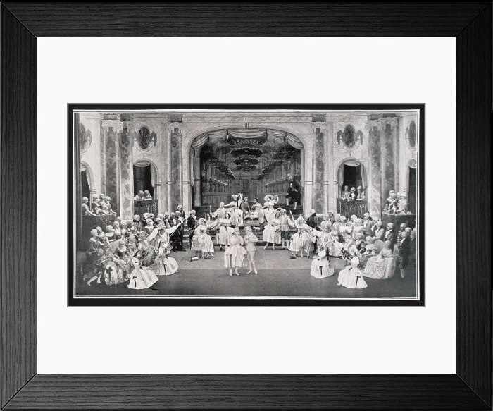 Framed Print : TCHAIKOVSKY, Pyotr Ilych (1840-1893). Performance of 'The Queen of Spades' opera at the theatre Le Chatelet in Paris (24th June 1933)