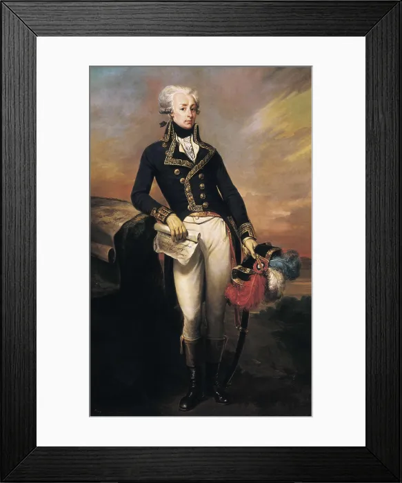 Framed Print : COURT, Joseph Dsir (1797-1865). Portrait of Gilbert Motier, the Marquis de La Fayette as a Lieutenant General. 1834. Oil on canvas. FRANCE. Versailles Framed Print : COURT, Joseph Dsir (1797-1865). Portrait of Gilbert Motier, the Marquis de La Fayette as a Lieutenant General. 1834. Oil on canvas. FRANCE. Versailles