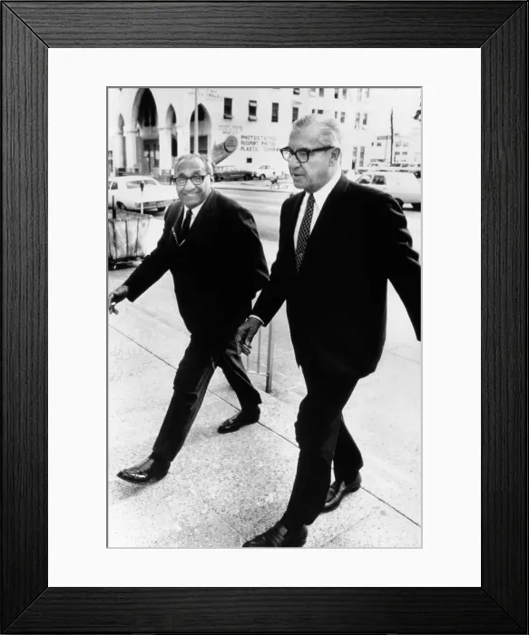 Framed Print : Cosa Nostra chieftains appeared before a Federal Grand Jury in Miami