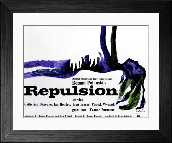 Framed Print : REPULSION, poster, 1965