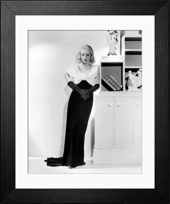 Framed Print : FASHIONS OF 1934, Bette Davis (in a gown by Orry-Kelly), 1934