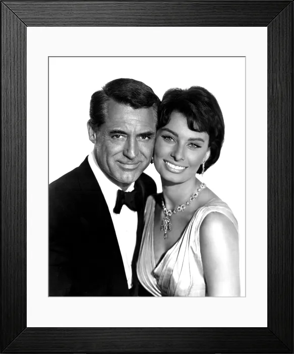 Framed Print : HOUSEBOAT, Cary Grant, Sophia Loren, 1958