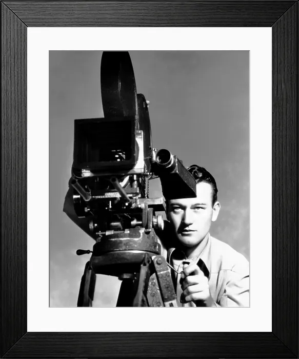 Framed Print : I COVER THE WAR, John Wayne, 1937