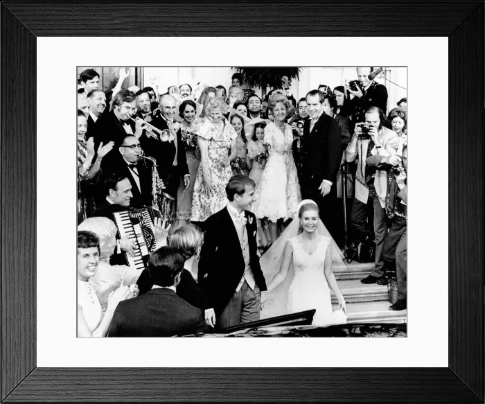 Framed Print : Newlyweds, Edward and Tricia Nixon Cox leave the White House after their wedding. June 12, 1971. (CSU_ALPHA_659) CSU Archives / Everett Collection Framed Print : Newlyweds, Edward and Tricia Nixon Cox leave the White House after their wedding. June 12, 1971. (CSU_ALPHA_659) CSU Archives / Everett Collection