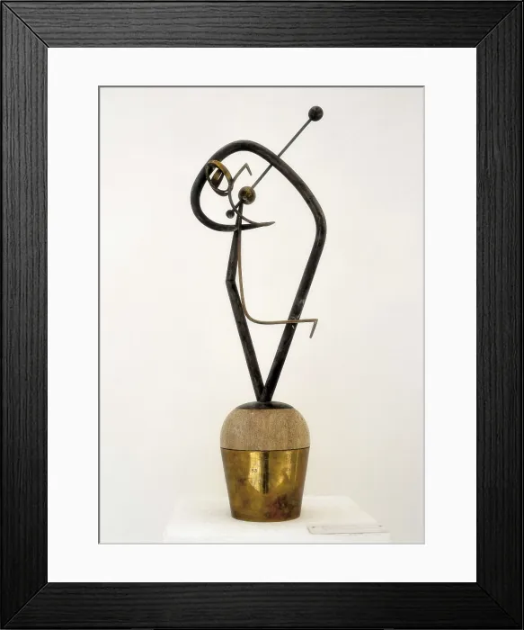 Framed Print : FERRANT VAZQUEZ, Angel (1889-1961). Sport Trophy. 1953. Sculpture. Private Collection. AISA / Everett Collection - Image has fine art copyright