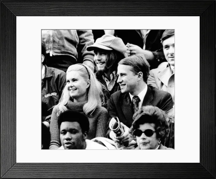 Framed Print : Edward and Tricia Nixon Cox enjoy the football game at Harvard Stadium. Edward Cox was attending Harvard Law School. Nov. 6, 1971 (CSU_ALPHA_660) CSU Archives / Everett Collection Framed Print : Edward and Tricia Nixon Cox enjoy the football game at Harvard Stadium. Edward Cox was attending Harvard Law School. Nov. 6, 1971 (CSU_ALPHA_660) CSU Archives / Everett Collection