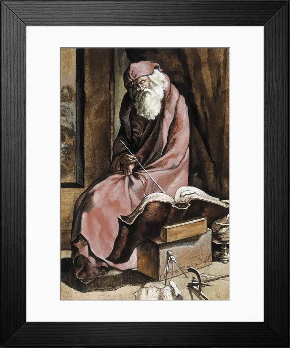 Framed Print : ANAXIMENES of Miletus (588-534 BC). Painting. AISA / Everett Collection**US SALES ONLY**