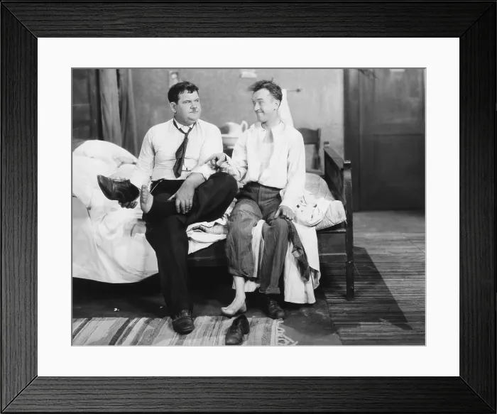 Framed Print : ANGORA LOVE, from left: Oliver Hardy, Stan Laurel, 1929 Framed Print : ANGORA LOVE, from left: Oliver Hardy, Stan Laurel, 1929