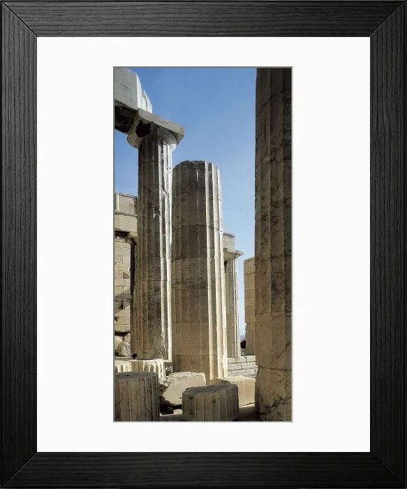 Framed Print : MNESICLES (5th C. BC). Propylaea. 437 - 432 BC. GREECE. ATTICA. Athens. Acropolis. Greek art. Architecture. AISA / Everett Collection**US SALES ONLY** Framed Print : MNESICLES (5th C. BC). Propylaea. 437 - 432 BC. GREECE. ATTICA. Athens. Acropolis. Greek art. Architecture. AISA / Everett Collection**US SALES ONLY**