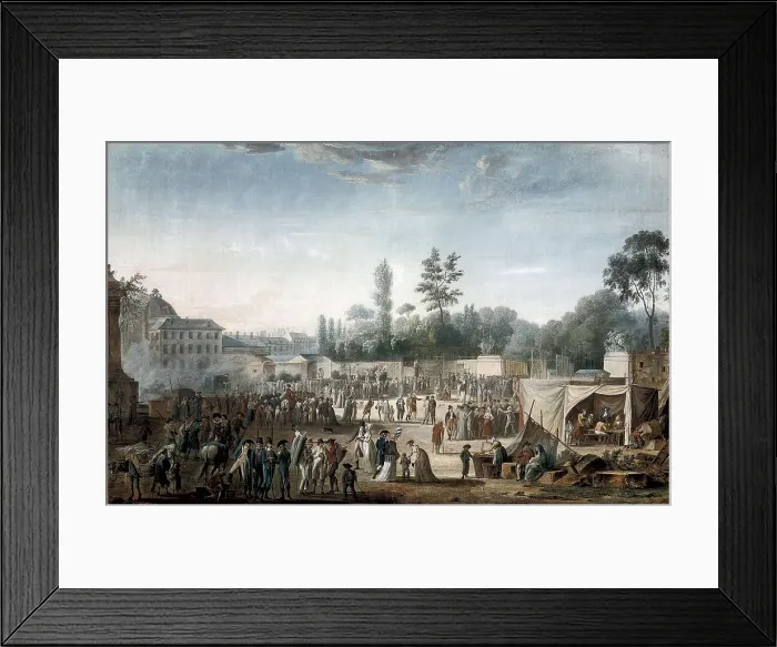 Framed Print : NAUDET, Thomas Charles (1778-1810). View of the Tuileries from Place de La Revolution. 1799. Fresco. FRANCE. Paris. Muse Carnavalet (Carnavalet Museum) Framed Print : NAUDET, Thomas Charles (1778-1810). View of the Tuileries from Place de La Revolution. 1799. Fresco. FRANCE. Paris. Muse Carnavalet (Carnavalet Museum)