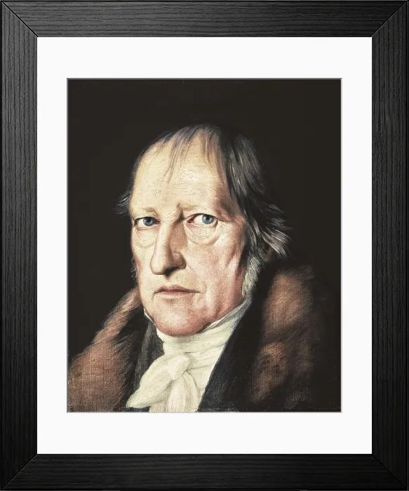 Framed Print : SCHLESINGER, Jacob (1792-1855). Portrait of Georg Wilhelm Friedrich Hegel. 1825. Oil on canvas. GERMANY. Berlin. Staatliche Museen (State Museums) Framed Print : SCHLESINGER, Jacob (1792-1855). Portrait of Georg Wilhelm Friedrich Hegel. 1825. Oil on canvas. GERMANY. Berlin. Staatliche Museen (State Museums)
