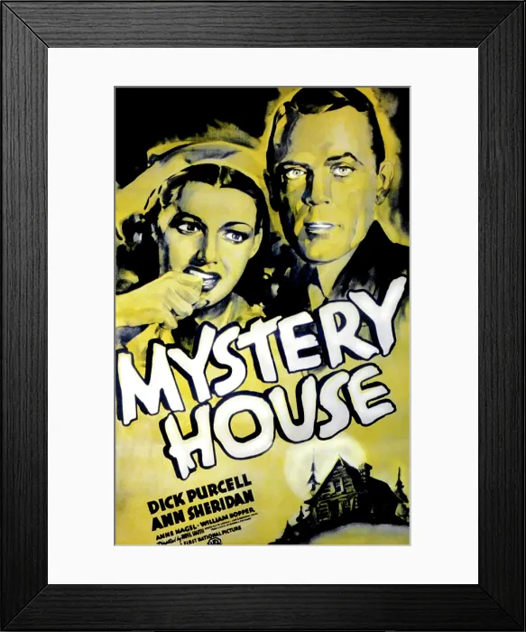 Framed Print : MYSTERY HOUSE, from left: Ann Sheridan, Dick Purcell, 1938 Framed Print : MYSTERY HOUSE, from left: Ann Sheridan, Dick Purcell, 1938