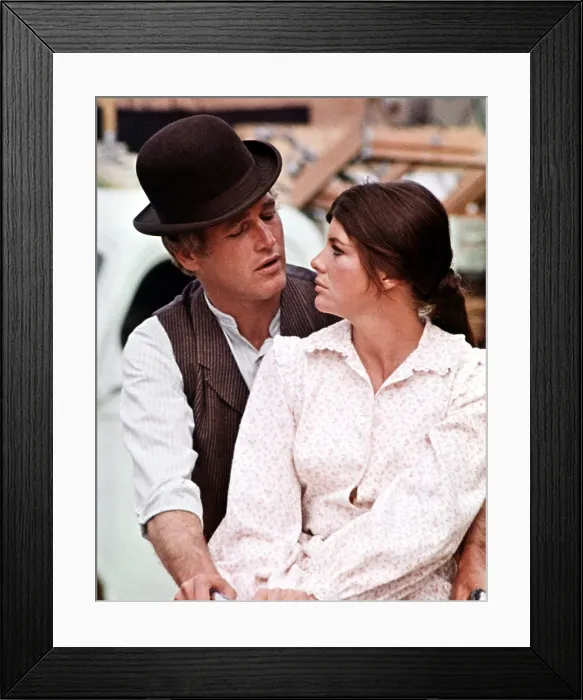 Framed Print : BUTCH CASSIDY AND THE SUNDANCE KID, Paul Newman, Katharine Ross, 1969