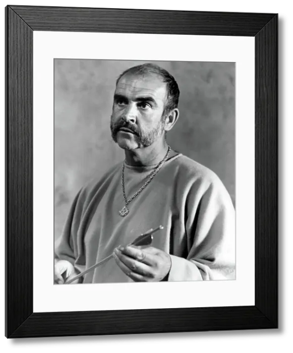 Framed Print : THE MAN WHO WOULD BE KING, Sean Connery, 1975