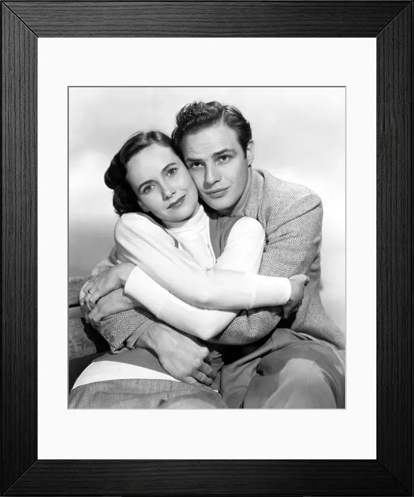 Framed Print : THE MEN, Teresa Wright, Marlon Brando, 1950