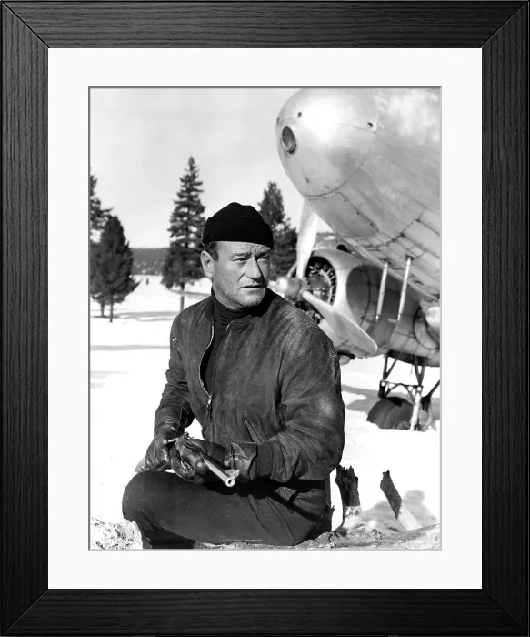 Framed Print : ISLAND IN THE SKY, John Wayne, 1953