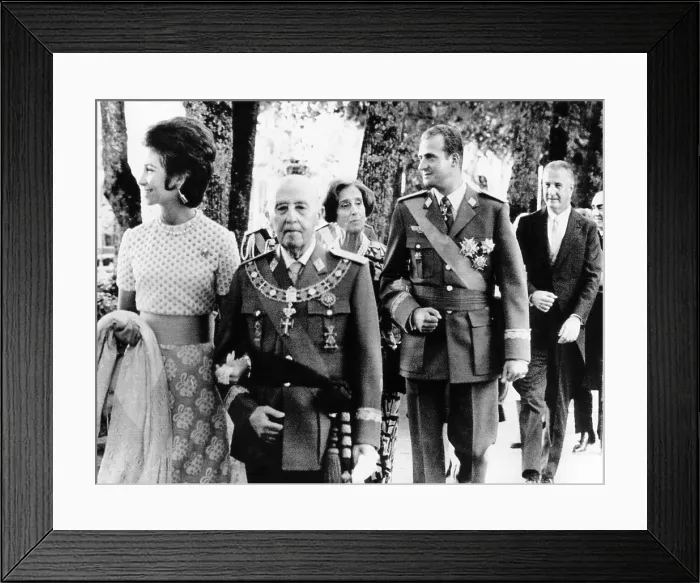 Framed Print : Spanish celebration of the Spanish Civil War in 1936, that brought Francisco Franco to power