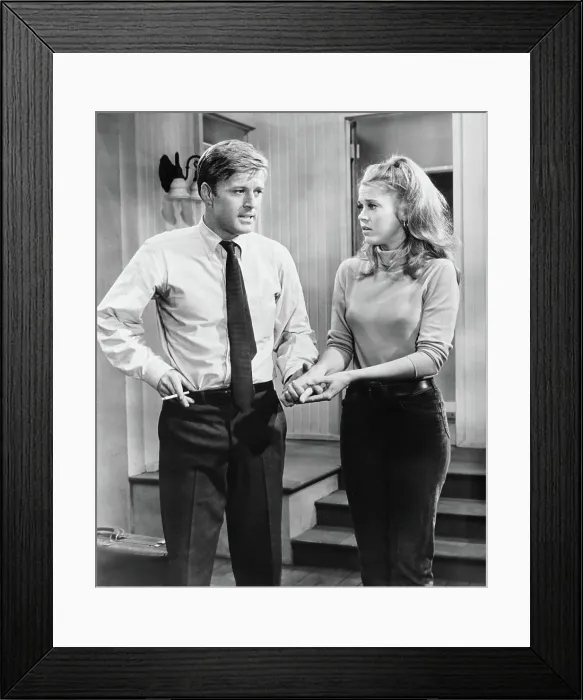 Framed Print : BAREFOOT IN THE PARK, from left: Robert Redford, Jane Fonda, 1967 Framed Print : BAREFOOT IN THE PARK, from left: Robert Redford, Jane Fonda, 1967