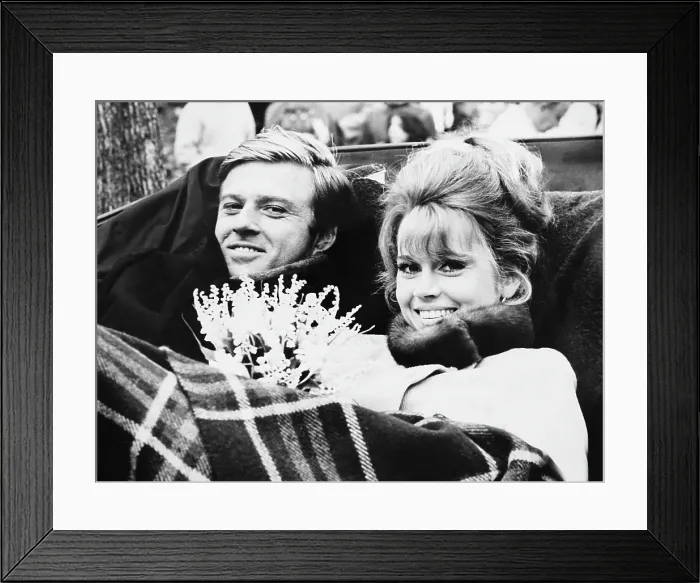 Framed Print : BAREFOOT IN THE PARK, from left: Robert Redford, Jane Fonda, on set, 1967 Framed Print : BAREFOOT IN THE PARK, from left: Robert Redford, Jane Fonda, on set, 1967