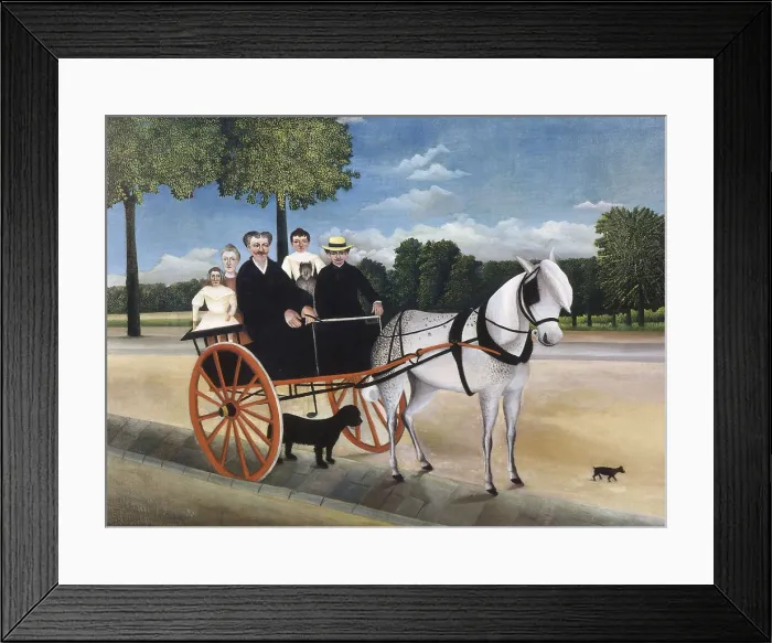 Framed Print : Rousseau, Henri (1844-1910). Old Man Junier's Trap. 1908. Post-Impressionism. Oil on canvas. FRANCE. Paris. Orangerie Museum. AISA / Everett Collection**US SALES ONLY**