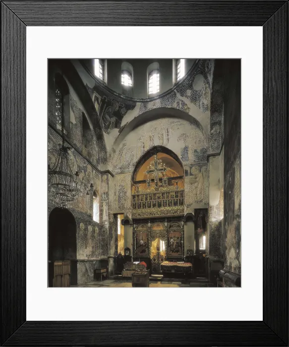 Framed Print : Church of the Mother of God. 1183-1191. SERBIA. Studenica. Studenica Monastery. Byzantine art. AISA / Everett Collection**US SALES ONLY**