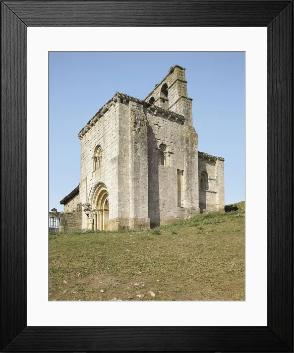 Framed Print : SPAIN. CASTILE AND LEON. BURGOS. Hermitage of San Pantalen in Losa de Mena (1206). Romanesque art. Architecture. AISA / Everett Collection**US SALES ONLY**