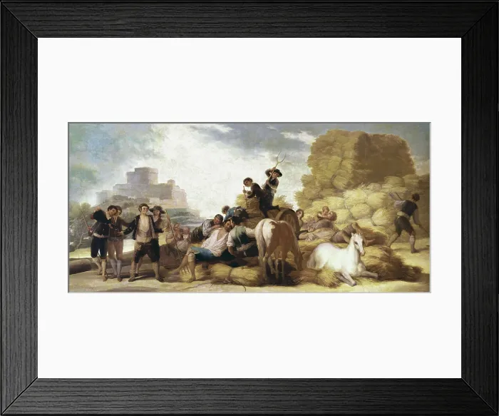 Framed Print : GOYA Y LUCIENTES, Francisco de (1746-1828). Summer, or The Harvest. 1786. Oil on canvas. SPAIN. Madrid. Prado Museum. AISA / Everett Collection**US SALES ONLY**