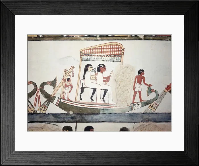 Framed Print : Tomb of Menna. EGYPT. Dayr al-Bahri. Valley of the Nobles. Tomb of Menna. Funerary boat. Egyptian art. New Kingdom. Painting. AISA / Everett Collection**US SALES ONLY** Framed Print : Tomb of Menna. EGYPT. Dayr al-Bahri. Valley of the Nobles. Tomb of Menna. Funerary boat. Egyptian art. New Kingdom. Painting. AISA / Everett Collection**US SALES ONLY**