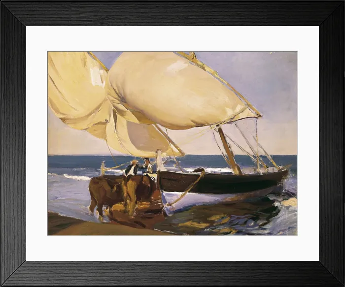 Framed Print : SOROLLA, Joaqun (1863-1923). Launching the Boat. 1916. Impressionism. Oil on canvas. SPAIN. Madrid. Sorolla Museum. AISA / Everett Collection**US SALES ONLY** Framed Print : SOROLLA, Joaqun (1863-1923). Launching the Boat. 1916. Impressionism. Oil on canvas. SPAIN. Madrid. Sorolla Museum. AISA / Everett Collection**US SALES ONLY**