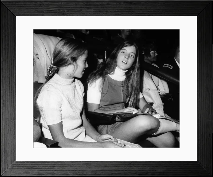 Framed Print : Caroline Kennedy, almost 14 years old, with a friend at the National Horse Show at Madision Square Garden. Nov. 11, 1971. (CSU_ALPHA_834) CSU Archives / Everett Collection Framed Print : Caroline Kennedy, almost 14 years old, with a friend at the National Horse Show at Madision Square Garden. Nov. 11, 1971. (CSU_ALPHA_834) CSU Archives / Everett Collection