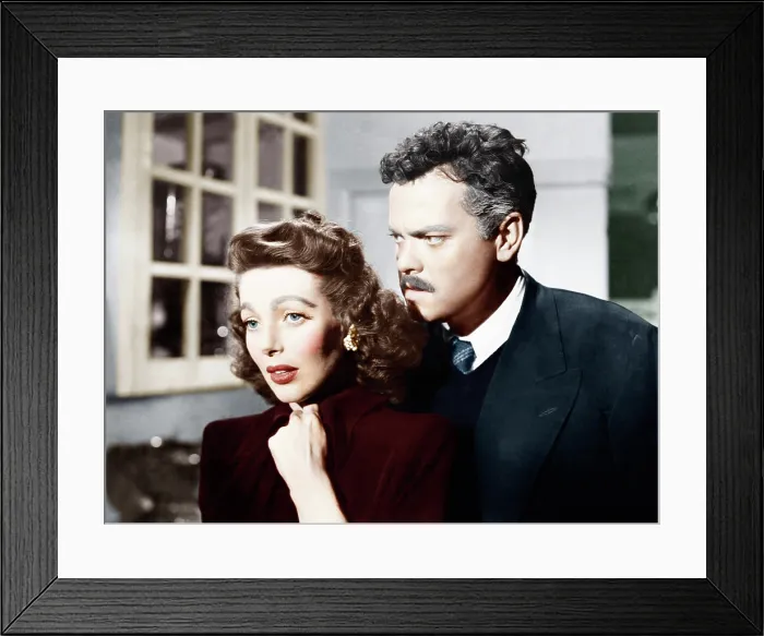 Framed Print : THE STRANGER, from left: Loretta Young, Orson Welles, 1946 Framed Print : THE STRANGER, from left: Loretta Young, Orson Welles, 1946