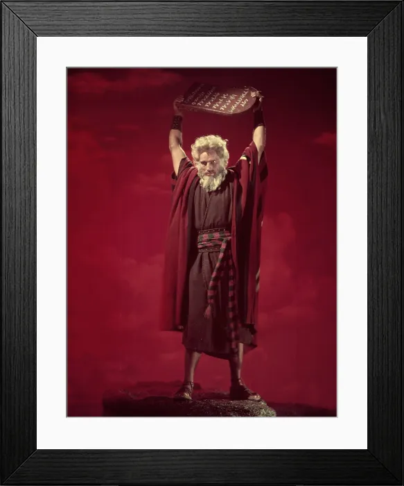 Framed Print : THE TEN COMMANDMENTS, Charlton Heston, 1956
