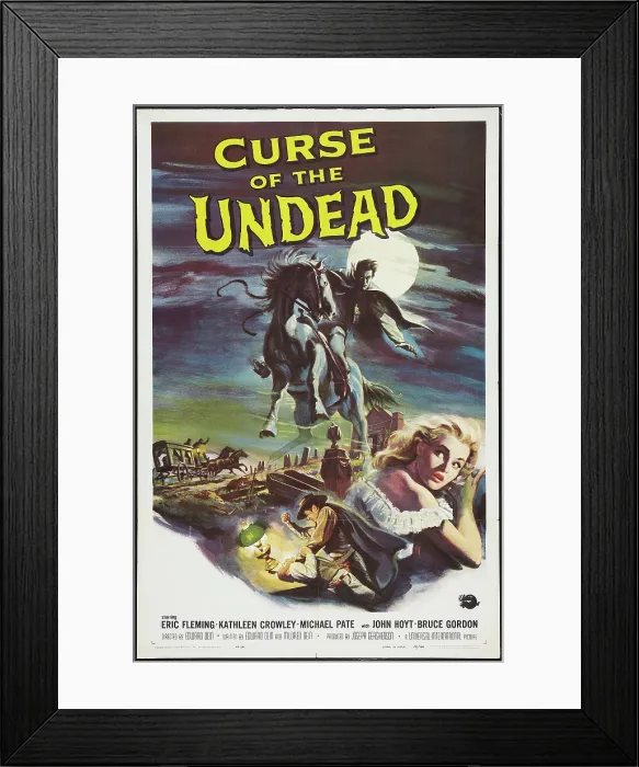 Framed Print : CURSE OF THE UNDEAD, bottom right: Kathleen Crowley, 1959 Framed Print : CURSE OF THE UNDEAD, bottom right: Kathleen Crowley, 1959