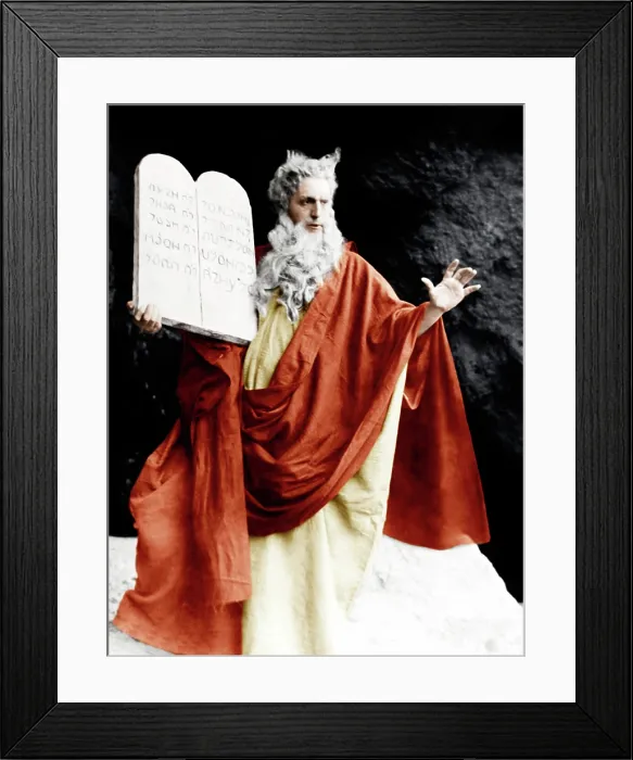 Framed Print : THE TEN COMMANDMENTS, Theodore Roberts, 1923 Framed Print : THE TEN COMMANDMENTS, Theodore Roberts, 1923