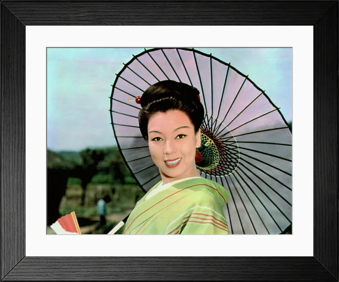 Framed Print : THE TEAHOUSE OF THE AUGUST MOON, Machiko Kyo, 1956