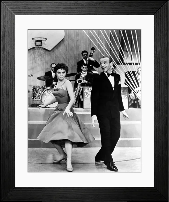 Framed Print : DADDY LONG LEGS, Leslie Caron, Fred Astaire, 1955. TM and Copyright 20th Century Fox Film Corp. All rights reserved. Courtesy: Everett Collection