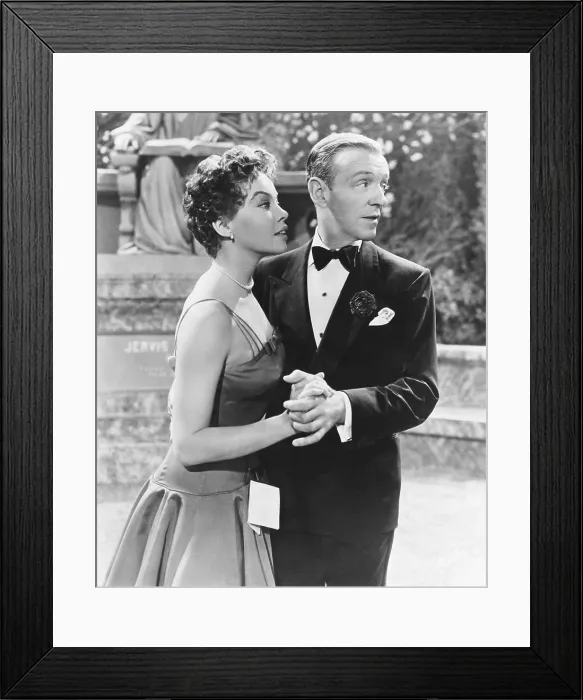 Framed Print : DADDY LONG LEGS, from left: Leslie Caron, Fred Astaire, 1955, TM & Copyright 20th Century Fox Film Corp. / courtesy Everett Collection Framed Print : DADDY LONG LEGS, from left: Leslie Caron, Fred Astaire, 1955, TM & Copyright 20th Century Fox Film Corp. / courtesy Everett Collection