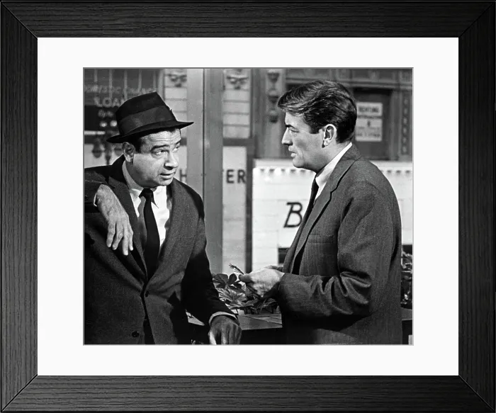 Framed Print : MIRAGE, Walter Matthau, Gregory Peck, 1965 Framed Print : MIRAGE, Walter Matthau, Gregory Peck, 1965