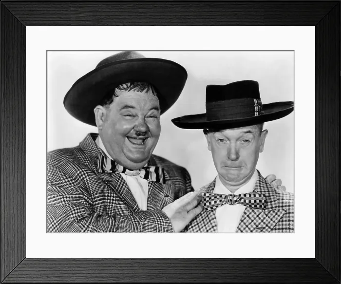 Framed Print : JITTERBUGS, from left: Oliver Hardy, Stan Laurel, 1943, TM & Copyright 20th Century Fox Film Corp. / courtesy Everett Collection Framed Print : JITTERBUGS, from left: Oliver Hardy, Stan Laurel, 1943, TM & Copyright 20th Century Fox Film Corp. / courtesy Everett Collection