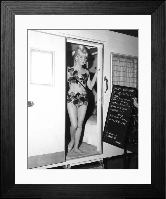 Framed Print : MOVE OVER, DARLING, Doris Day, wardrobe test, May 6, 1963, TM and Copyright 20th Century Fox Film Corp. All rights reserved / Courtesy Everett Collection