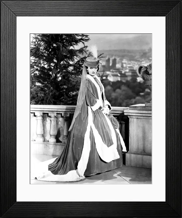 Framed Print : JUAREZ, Bette Davis, in a costume by Orry-Kelly, 1939