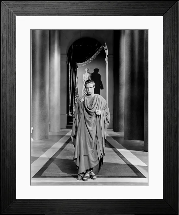 Framed Print : JULIUS CAESAR, Marlon Brando, 1953 Framed Print : JULIUS CAESAR, Marlon Brando, 1953