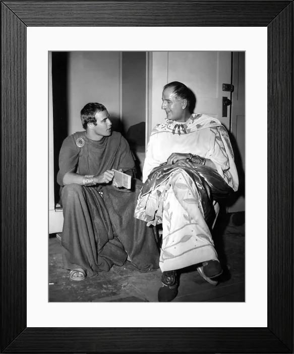 Framed Print : JULIUS CAESAR, Louis Calhern, Marlon Brando, 1953