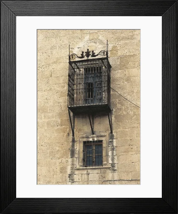 Framed Print : SPAIN. Pastrana. Ducal Palace. Bars of the Princess Eboli's room, work by Alonso de Covarrubias (1543-1556). Renaissance art. Forging; Architecture