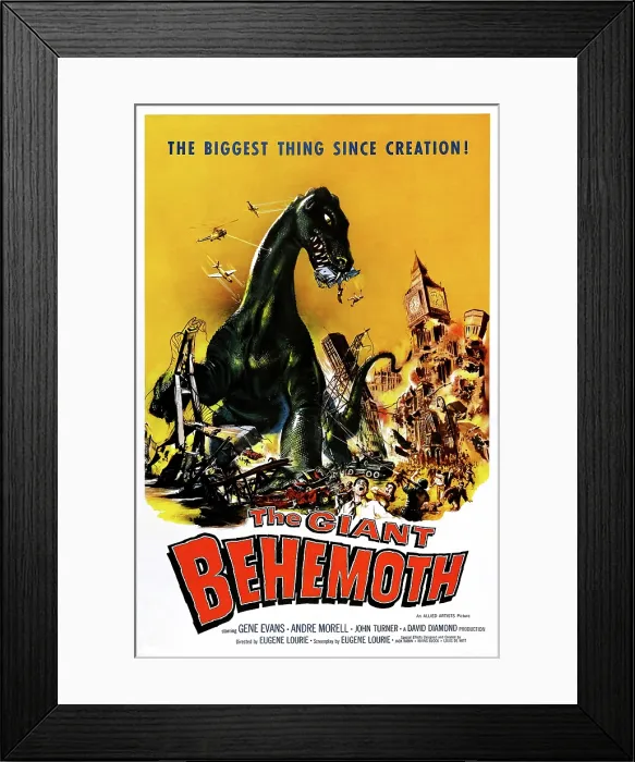 Framed Print : THE GIANT BEHEMOTH, 1959 Framed Print : THE GIANT BEHEMOTH, 1959