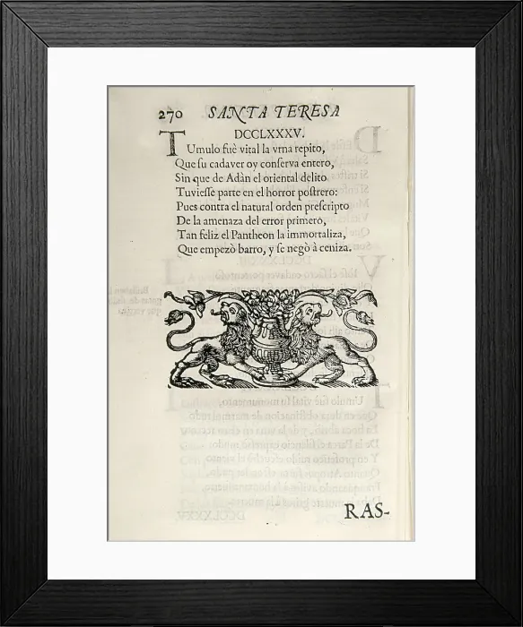Framed Print : TERESA of JESUS, Saint (1515-1582)